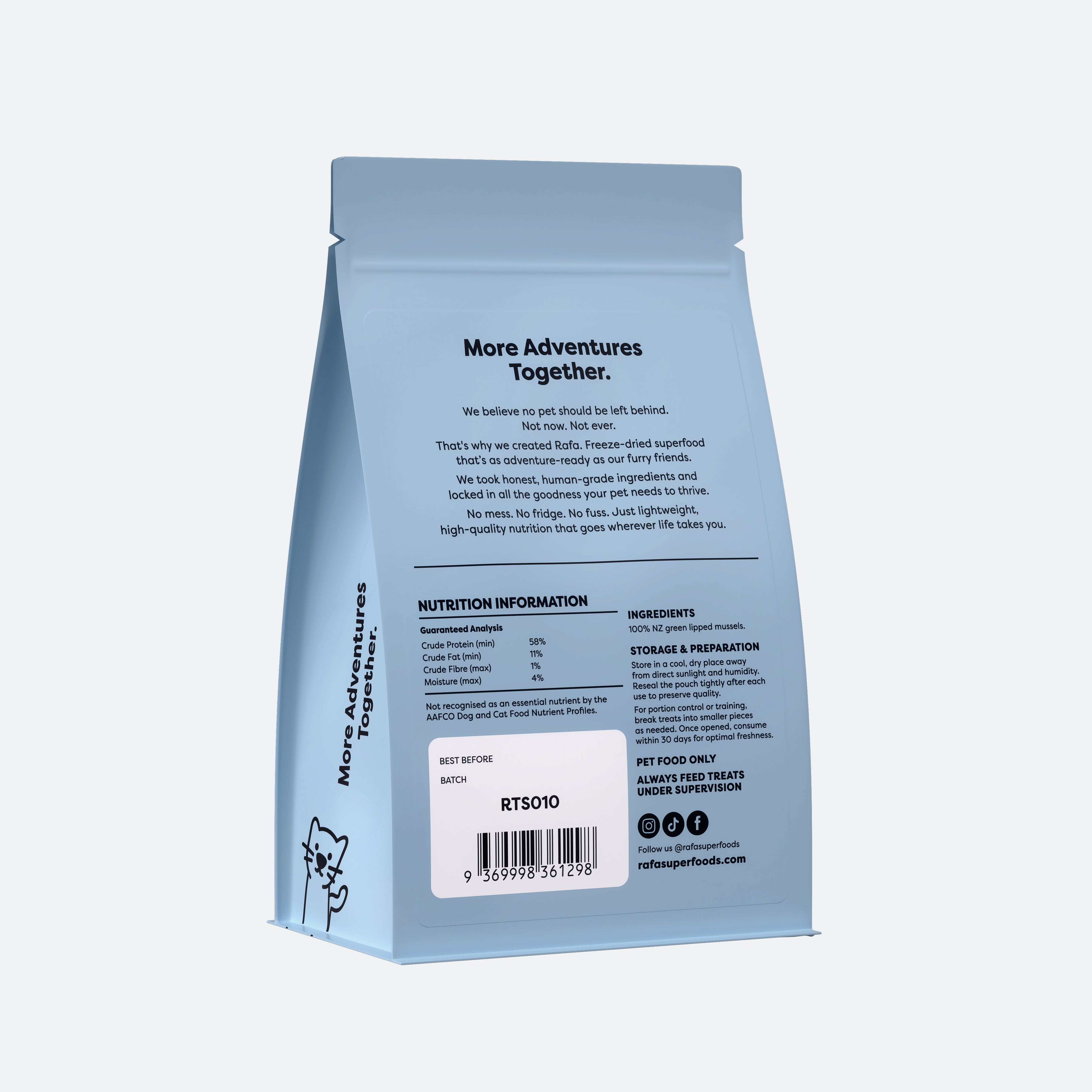 Raw Freeze-Dried Treats | Human-Grade Green Lipped Mussels