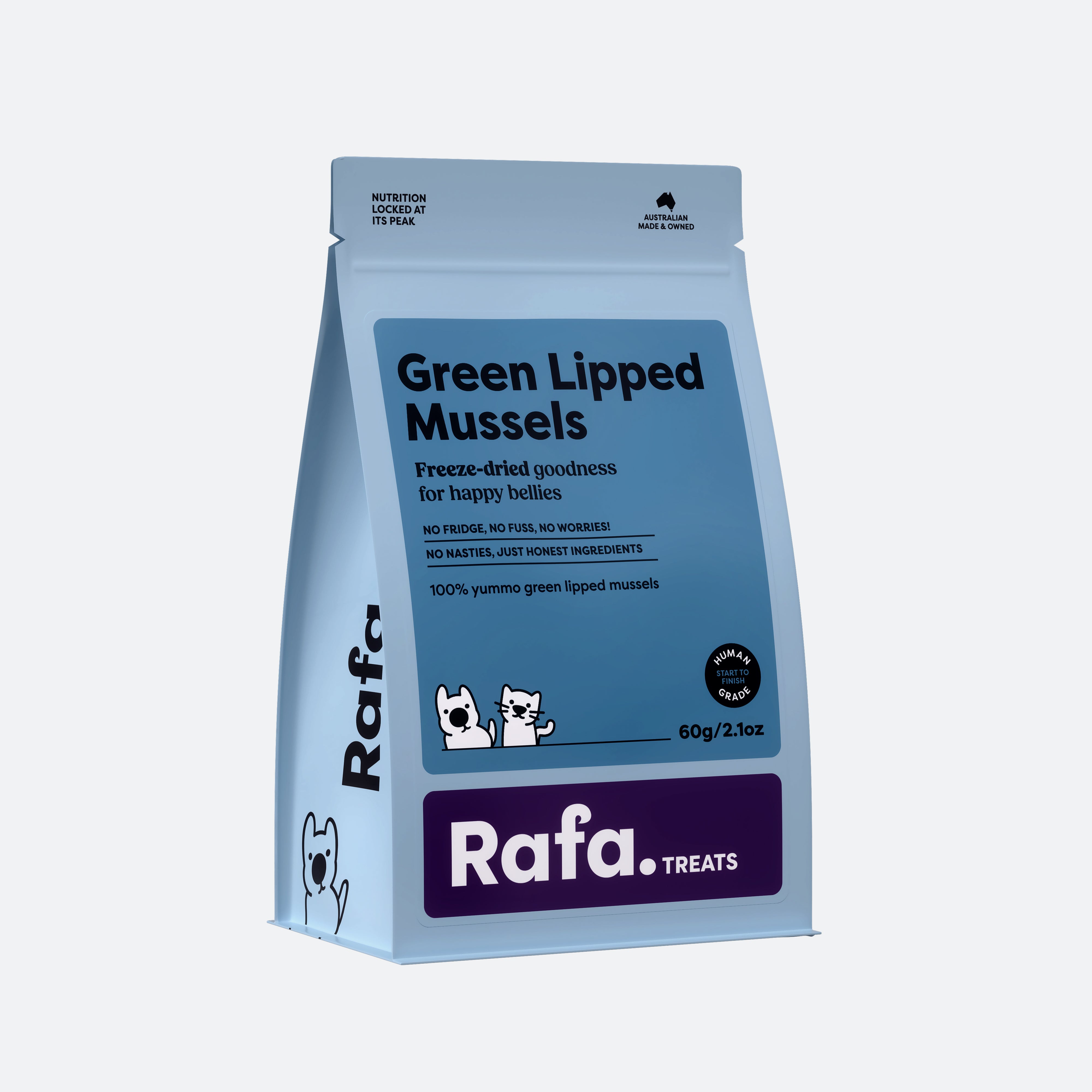 Raw Freeze-Dried Treats | Human-Grade Green Lipped Mussels