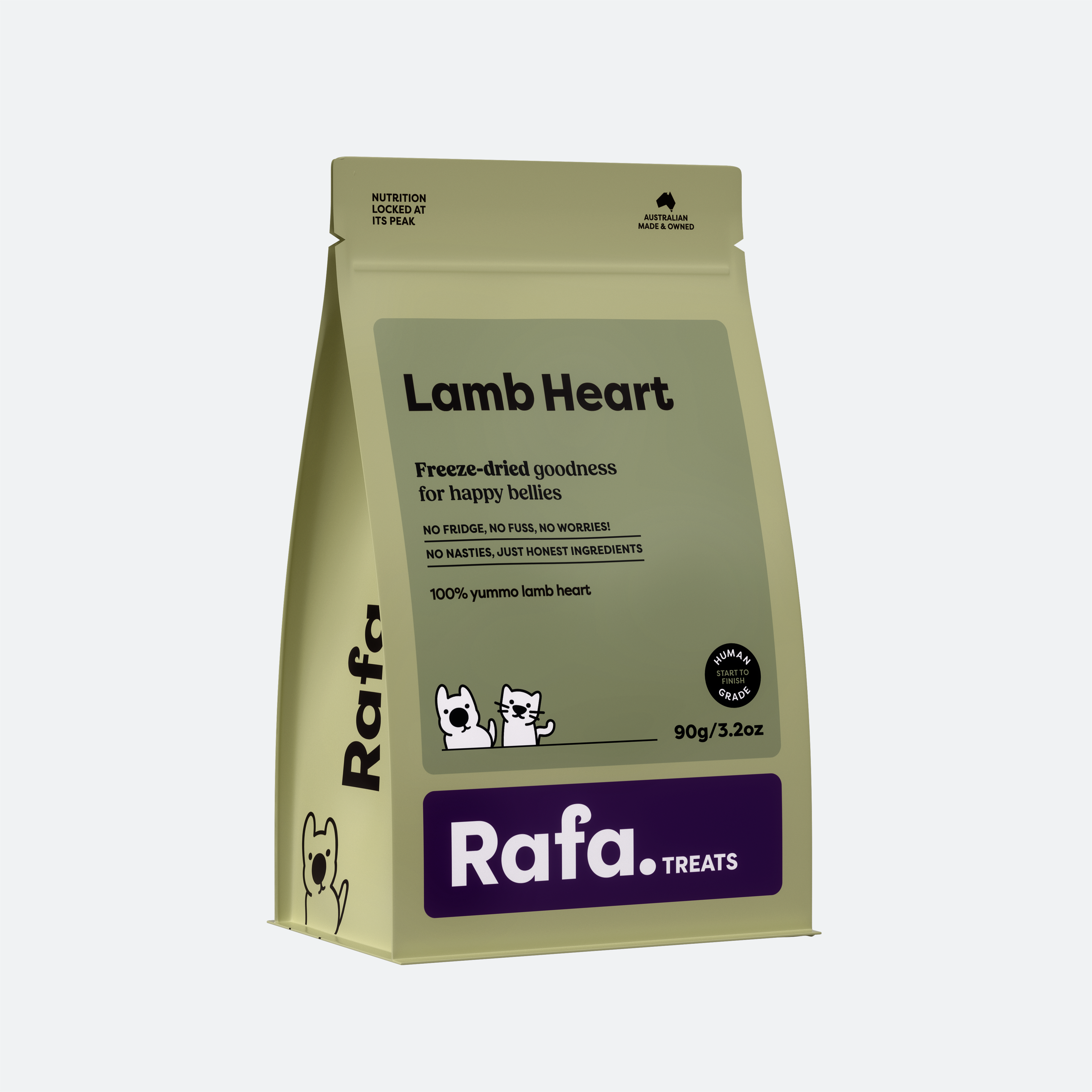 Raw Freeze-Dried Treats | Human-Grade Lamb Heart
