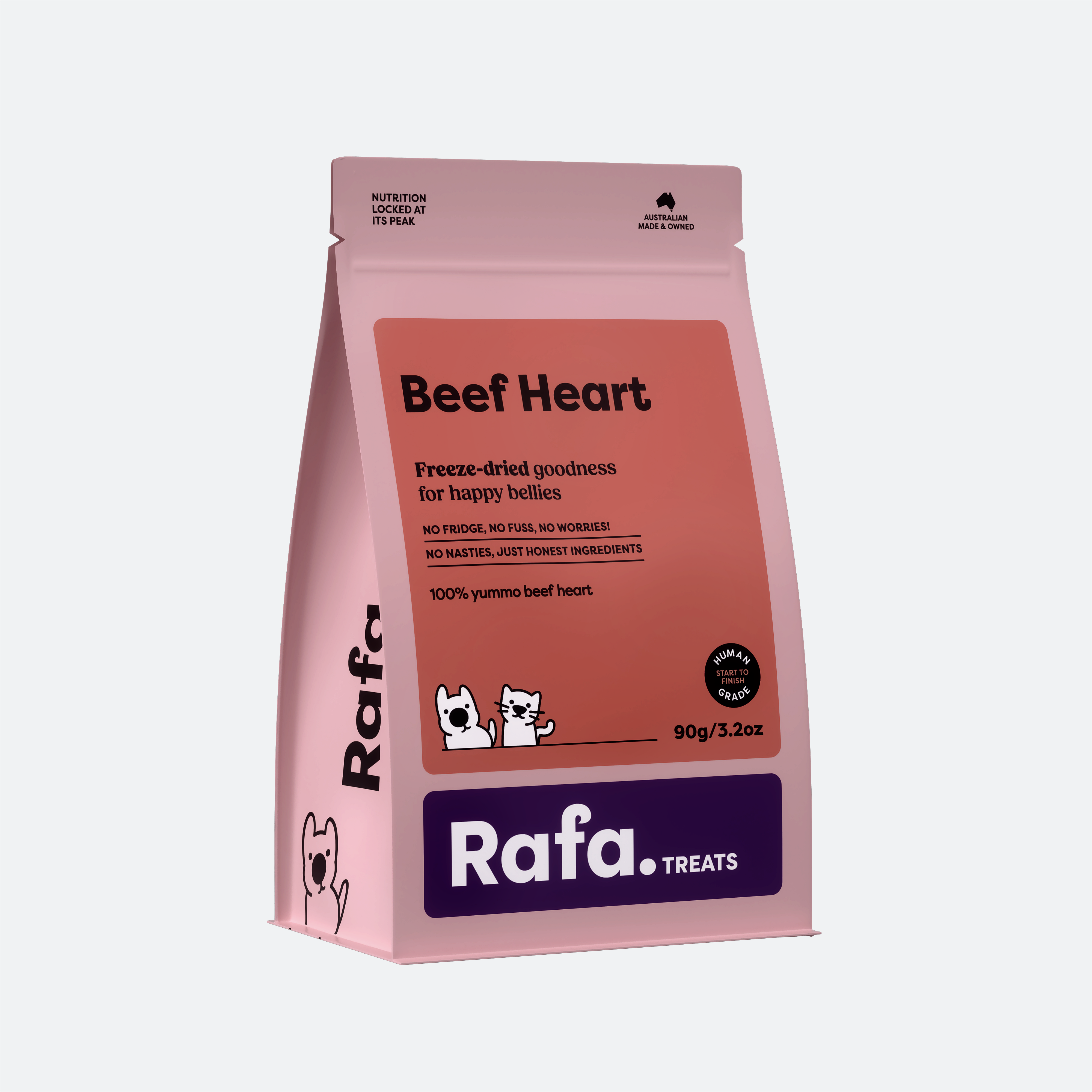 Raw Freeze-Dried Treats | Human-Grade Beef Heart