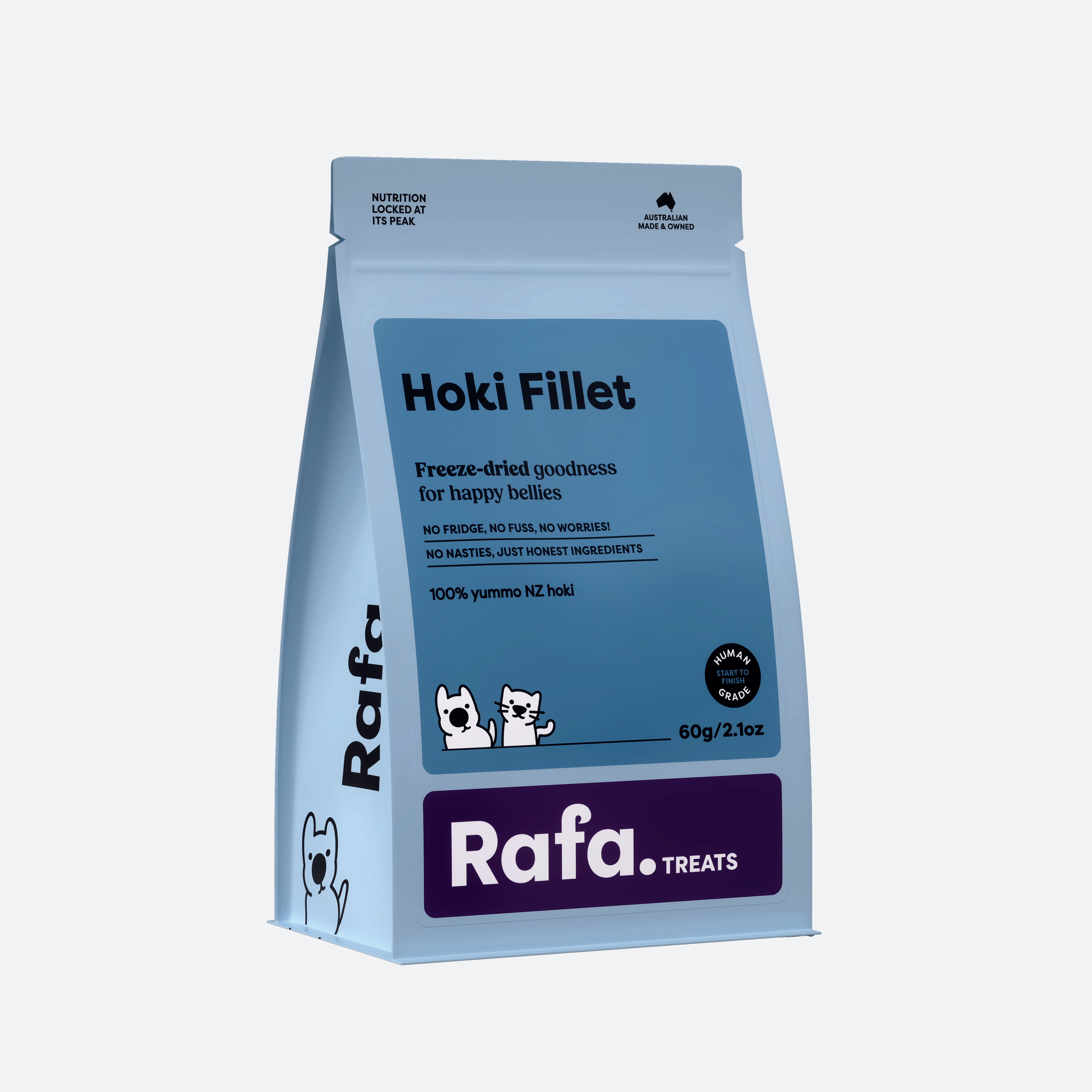 Raw Freeze-Dried Treats | Human-Grade Hoki Fillet