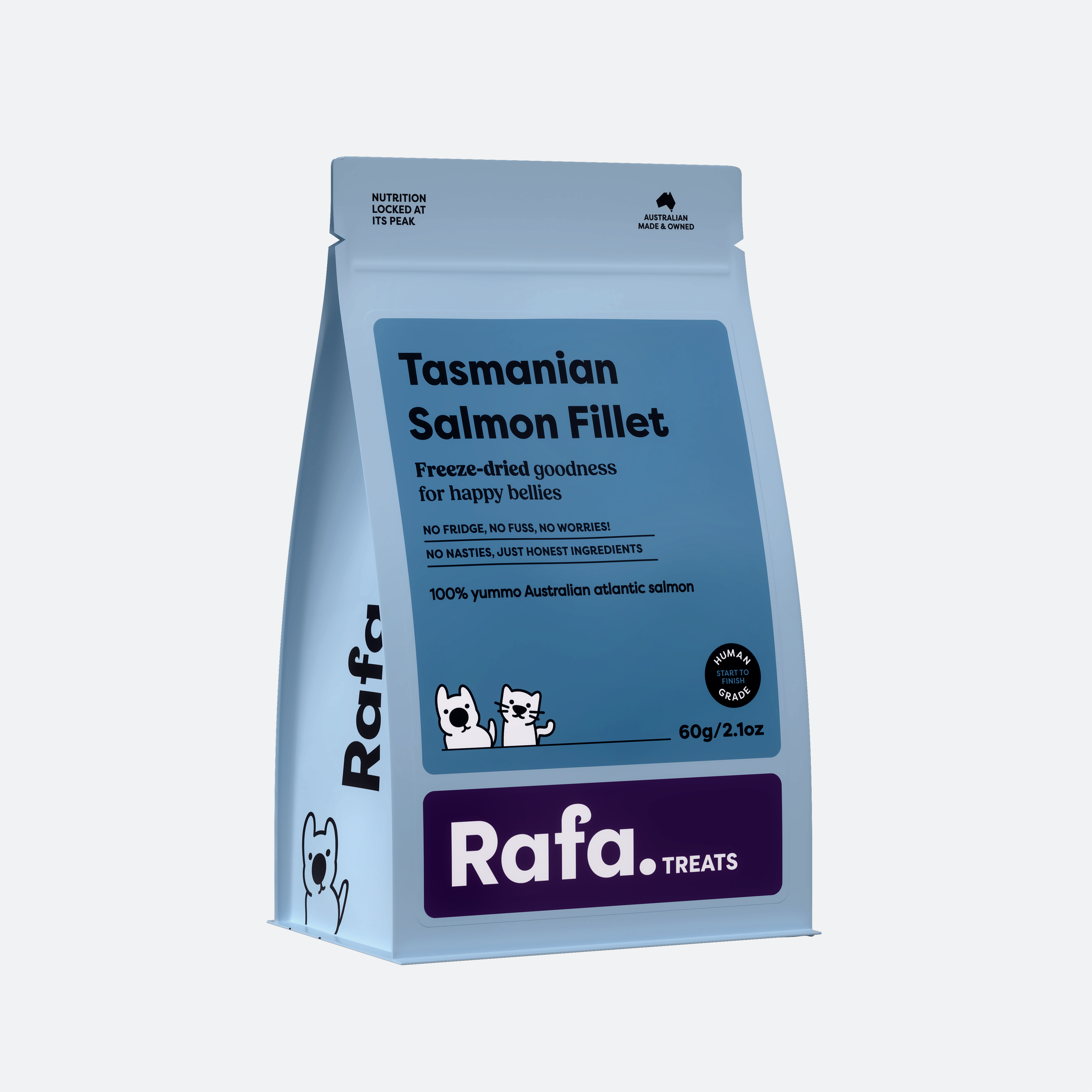 Raw Freeze-Dried Treats | Human-Grade Tasmanian Salmon Fillet